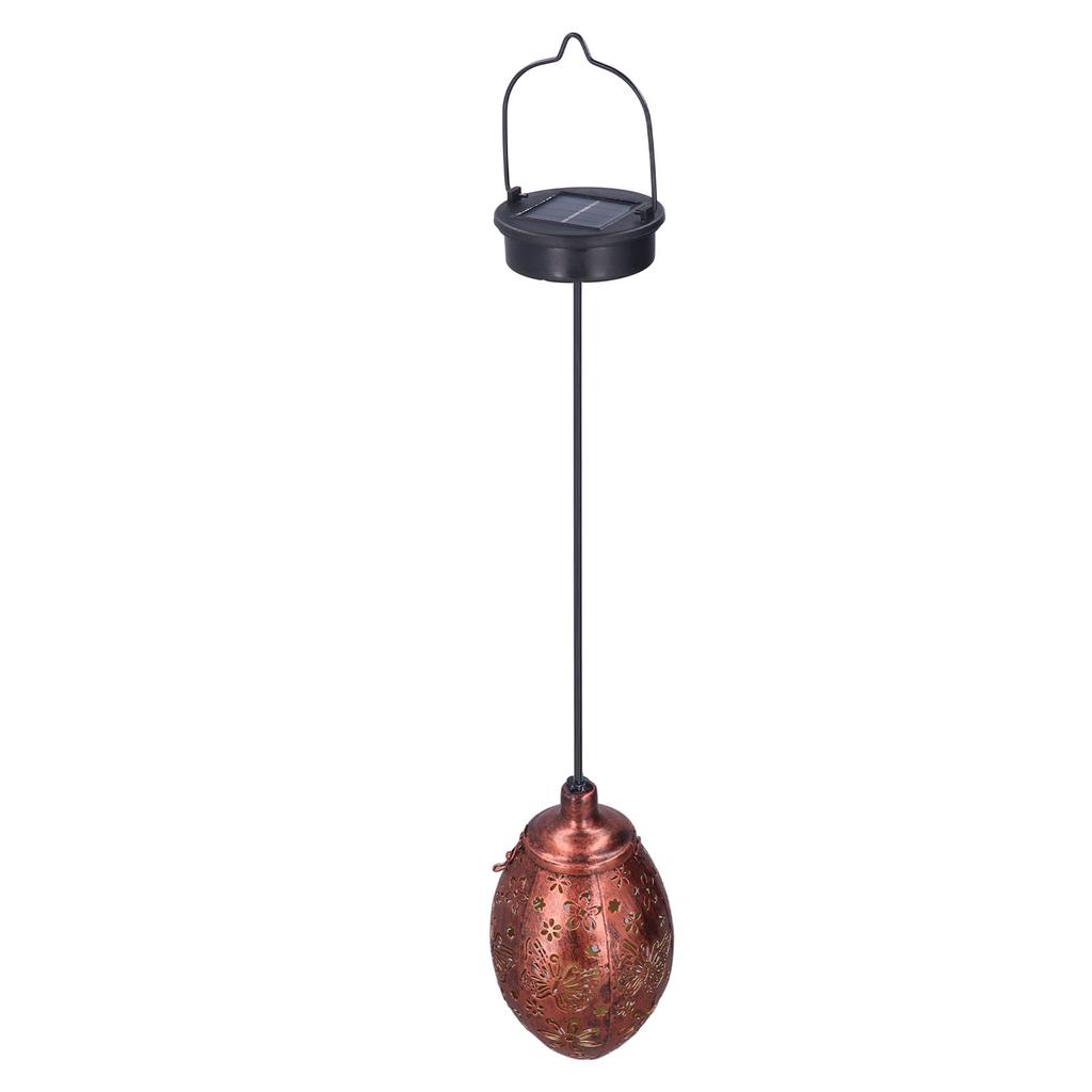 Solarlaterne IP65 Wasserdicht Kunststoff Eisen Material Hängendes Design Insektenmuster Gartenleuchten für Außen