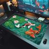 Koi Yinyang Black and White Mouse Pad Large Mausepad XL Deskmat Gray Keyboard Mouse Mat 1000x500 Carpet Extended Pads for Office