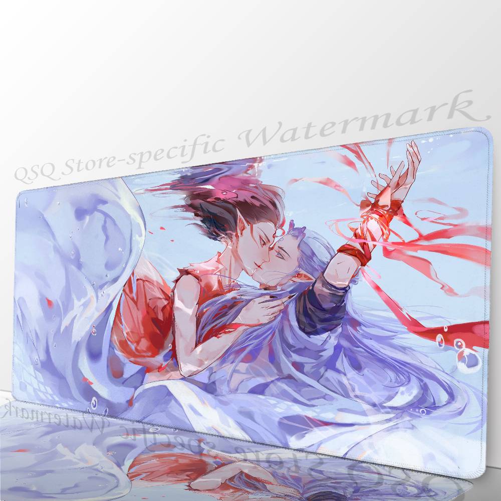Nezha Movie Animation Mousepad Mouse Mat Desk Mat With Pad Gaming Accessories Prime Gaming XXL Keyboard Pad Padding Mat