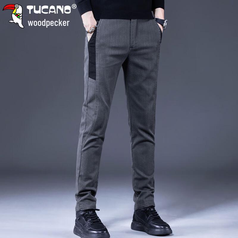TUCANO Men's Straight-Leg Stretch Casual Pants
