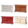 Multi Style Miniature Closet TV Book Cake Bedside Table Cabinet Shelf Legs Cupboard Model Dollhouse Furniture Decor DIY Toys