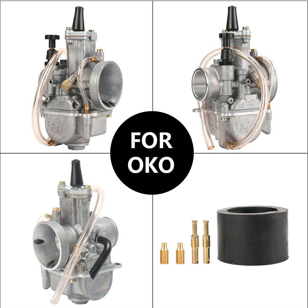 2T 4T Universal Keihin Koso Oko Motorcycle PWK Carburetor 21 24 26 28 30 32 34mm With Power Jet For Racing Motor