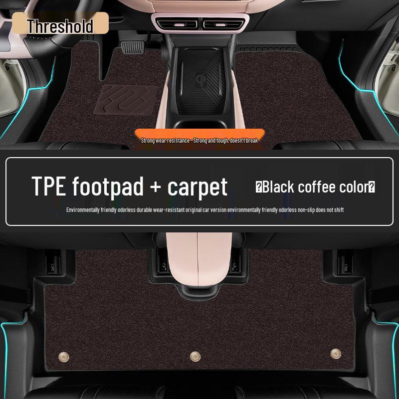 2025 BYD Seagull Dolphin TPE Full Coverage Smart Driving Floor Mats