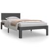 Solid Wood Bed Grey Pine 90 x 200 cm