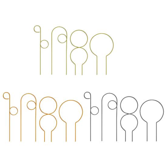 4Pcs Plant Climbing Rack Sturdy Good Ventilating Metal Indoor Outdoor Potted Plants Flower Support Holder Daily