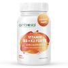 Ambrosial Vitamin D3 K2 Forte 120 Tablets | Vitamin D 3 K 2 Supplement for Bone, Heart & Immune Health Vitamin D3 (600 IU) with MK-7 Vitamin K2