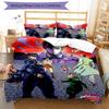 3pcs JoJo's Bizarre Adventure Pattern Bedding Set Duvet Cover Set Includes Duvet Cover &pillowcases, Perfect All Season Bedroom Decoration & Gift
