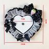 Badge Holder Heart Idol Photo Display Lace Bow Pearl  Ita Bag Accessories 58mm DIY Ita Bag Decoration Lolita Cosplay Accessorie