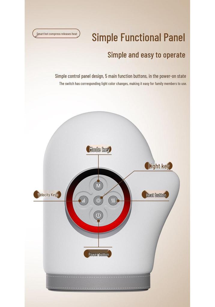 Automatic Air Pressure Hand Massager with Human-like Kneading for Joints and Fingers