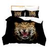 3D Digital Printing Bedding Quilt Set Three-Piece Elephant Animal Cartoon Animation