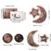 Delicate Ramadans Wood Cotton Rope Woven Trays Eid Mubarak DIY Serving Tray for Breakfast and Dessert Home Party Decors