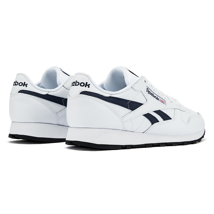 New Reebok Classic Leather 'White Vector Navy'