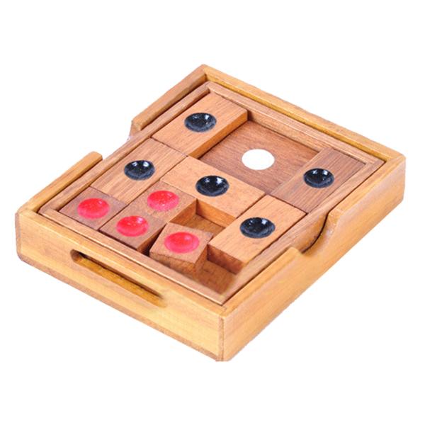 Kids and Adults Wooden Brain Teaser Slide Maze Puzzle Board Toy LH