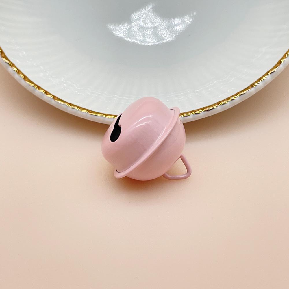 22mm Candy Color Bells for DIY Jewelry & Keyring Gifts - Metal Baked Paint Christmas Accessories