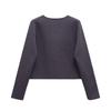 Spring 2025 Women's Fashion Slim Fit Round Neck Knit Cardigan