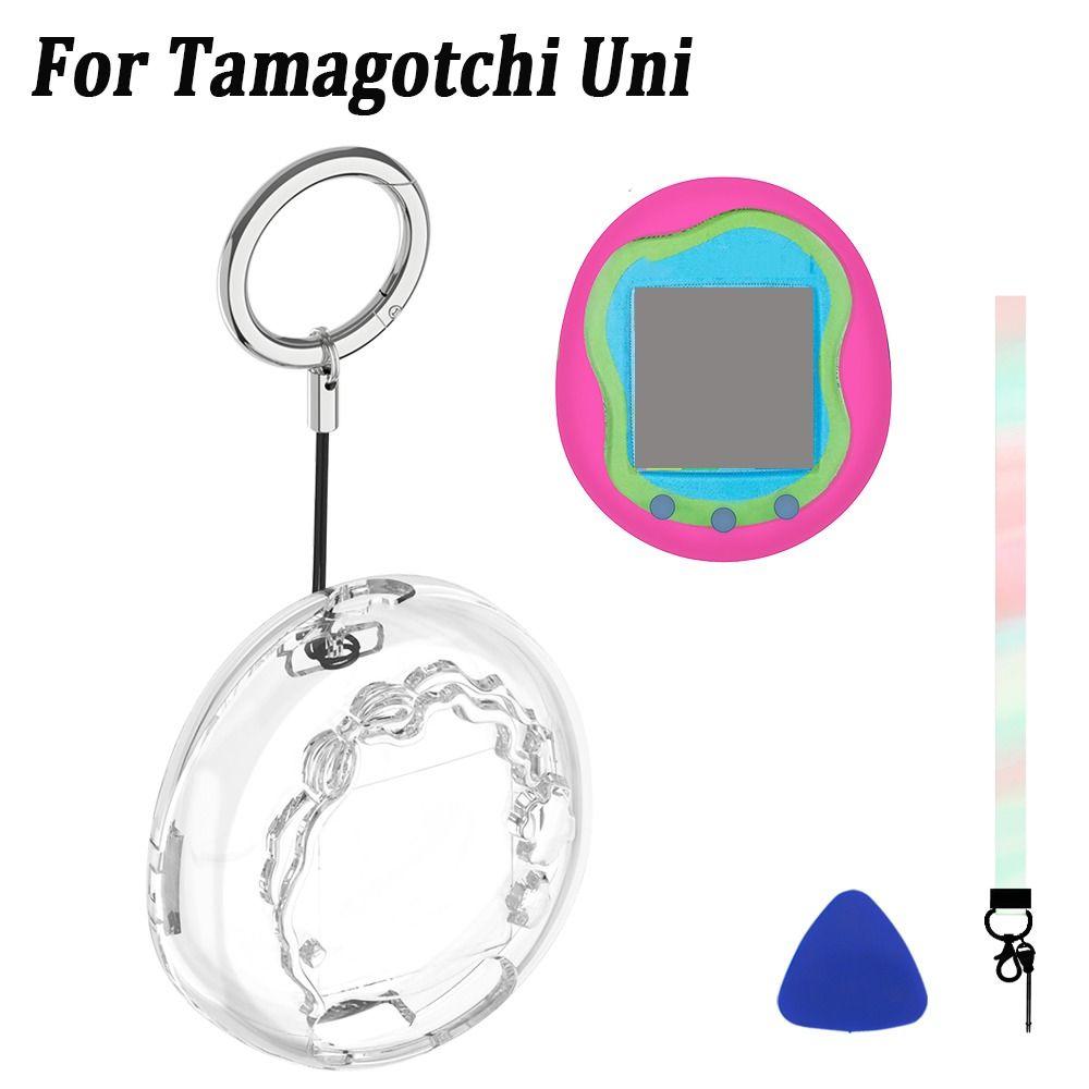 Dustproof Hard Shell Crystal PC Clear Cover for Tamagotchi Uni Electronic Pet Game Accessories