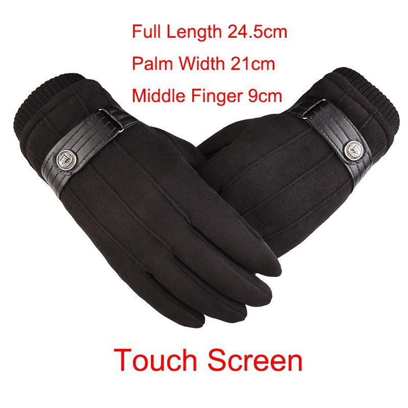 Gants d'hiver coupe-vent imperméables antidérapants thermiques à écran tactile pour hommes et femmes