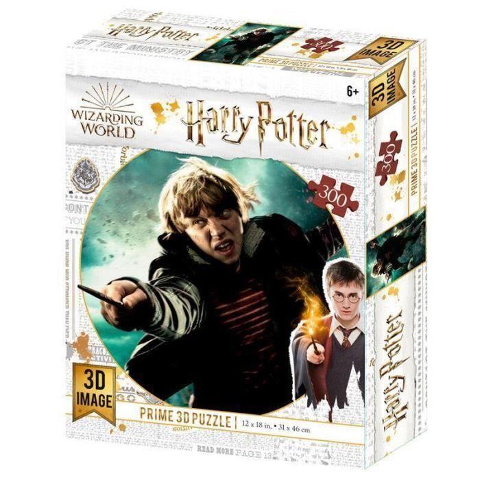 Puzzle 3D - Ocio Stock - Harry Potter Ron Weasley - 300 pièces - Thème Fantastique - 46x31cm