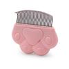 Pet Grooming Comb Cats Dogs Shell Type Hair Remover Detangling Brush PC ABS Material Blue Gray Pink