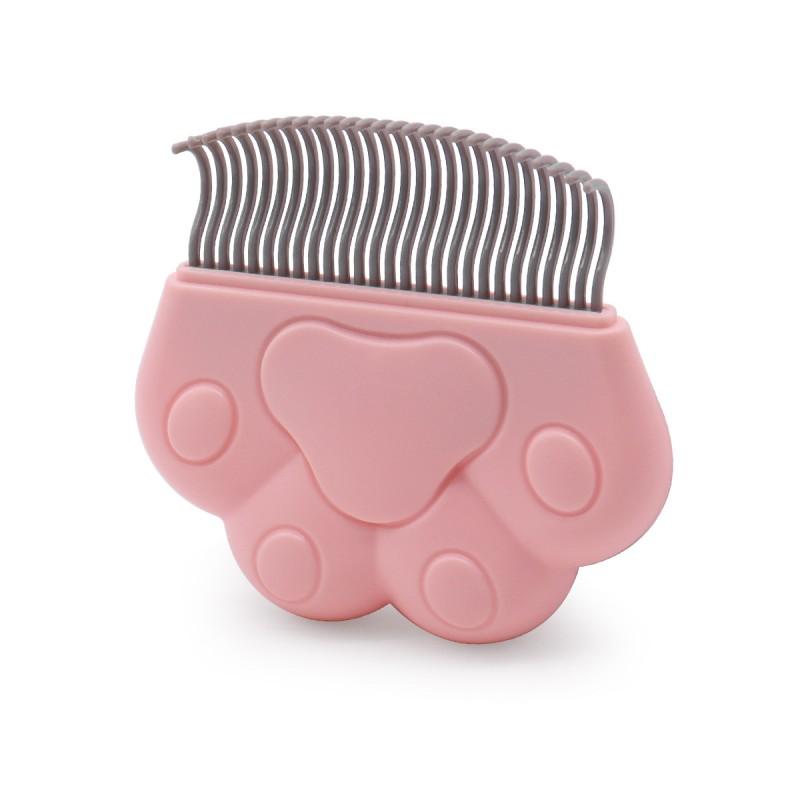 Pet Grooming Comb Cats Dogs Shell Type Hair Remover Detangling Brush PC ABS Material Blue Gray Pink
