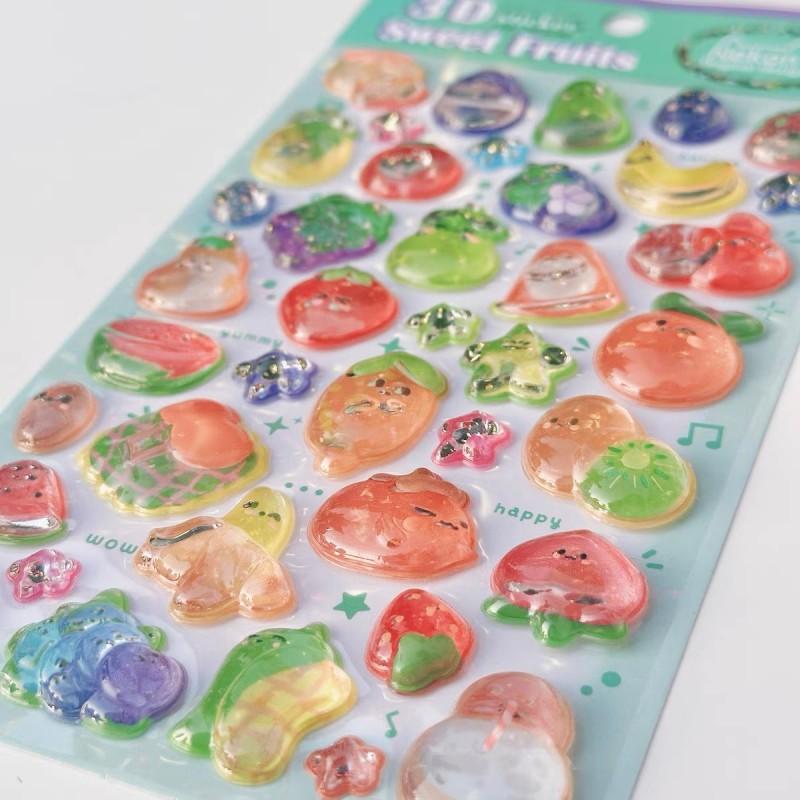 Animals Cute Seal Stickers 3D Cute Stickers Diy Laptop Scrapbook Phone Case Decal Party Favor Kids Gift