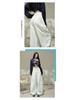 2026 Spring Women's High-Waisted Slimming Cargo Trousers - Loose Wide-Leg Style
