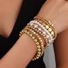 Bohemian Style Womens Multilayer Beaded Bracelet Set With Copper And Faux Pearl Design For Gift Giving