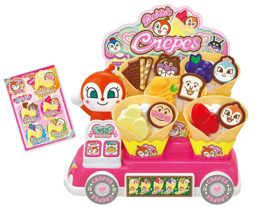 SEGA TOYS Anpanman Here You Go Lovely Crepe Shop Kurutto Dokin-chan's