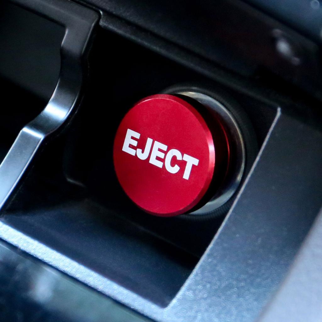 Universal Auto Zigarettenanzünder Knopf Abdeckung Innenraumzubehör Rot Feuer Rakete Auswurfknopf Auto Zigarettenanzünder Stecker 12V