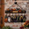 Transparent Three Dimensional Decor Halloween Acrylic Suncatcher, Stained Glass Style Pumpkin Ghost Potion Bottles Window Creative Hanging Gift Ideas