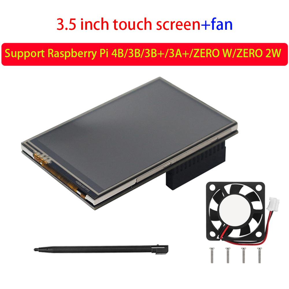 3.5 Inch Touch Screen for Raspberry Pi 60Hz Frame Frequency 125MHz SPI Input TFT Screen Compatible for ZeroW 2B 3B 3B+ 4B