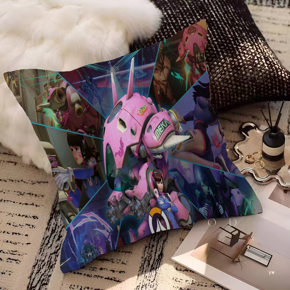 Game D-DVAS Pillow Cushion Cover Pillowcase Living Room Sofa Home Decor Customized