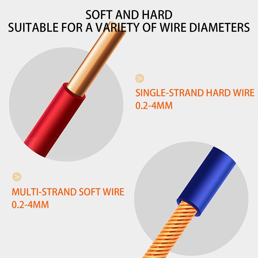 Inline Splicing Connector Inline Wire Connector Lever 1 to 1 Quick Conductor Combination Compact Splicing Wire Connectors
