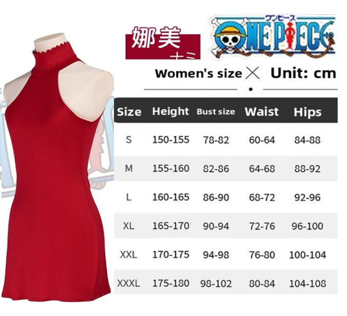 Ensemble complet de olympiques de cosplay Nami pour femmes et filles, haut et jupe, tenues de ceinture, fête d'Halloween et de c