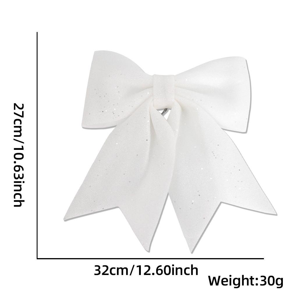Pearl Stylish Cotton Glitter Bow Ornaments Ideal For Holiday Decor And Diy Projects Craft