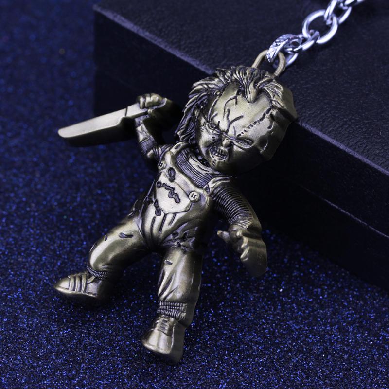 Horror Movie Child's Play Keychain Pendant Halloween Horror Party Decoration Keyring Cosplay For Men Women Backpack Jewelry
