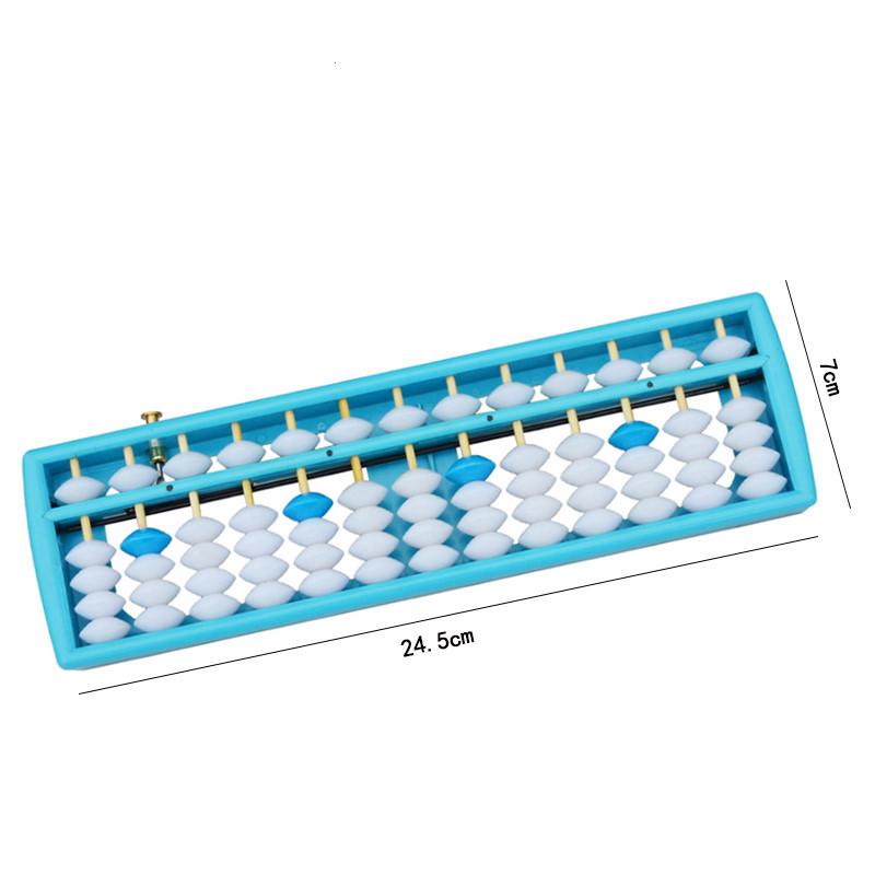 

13-рядные счеты из АБС-пластика для практики в классе второго класса с металлическим сбрасывателем