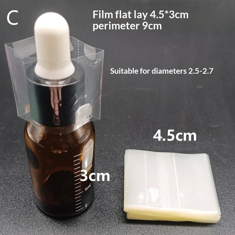 100Pcs Heat Shrink Wrap Film Suitable For 15Ml Glass Liquid Dropper Bottles Seal
