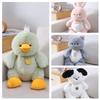 Bear Kitten Bunny Puppy Duck Plush Toy Sleeping Pillow Animal Doll Decoration