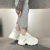Spring New Rhinestone Platform Dad Shoes Women's Height Increase Small Sports and Leisure Shoes Versatile