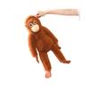 Yunges Kugel Influencer-Style Long-Armed Ape Plush: Realistic Small Monkey Toy
