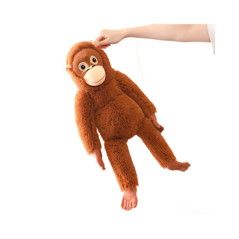 Yunges Kugel Influencer-Style Long-Armed Ape Plush: Realistic Small Monkey Toy