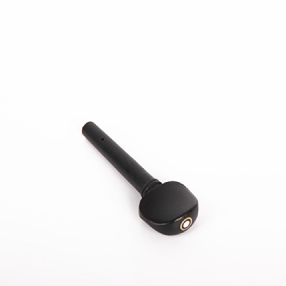 4 Pcs 4/4 Size Ebony Wooden Violin Fiddle Tuning Pegs Replacement Tool