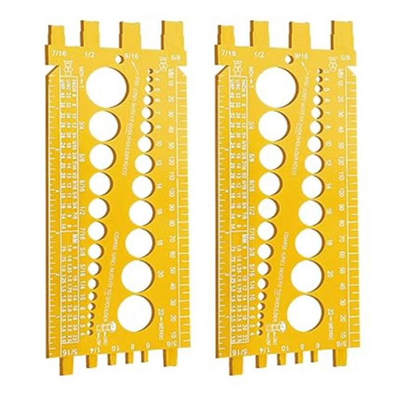 Plastic Thread Gauge Durable Checking Sizes for Nut Bolt Bolt and Nut Identifier Gauge  Toolbox