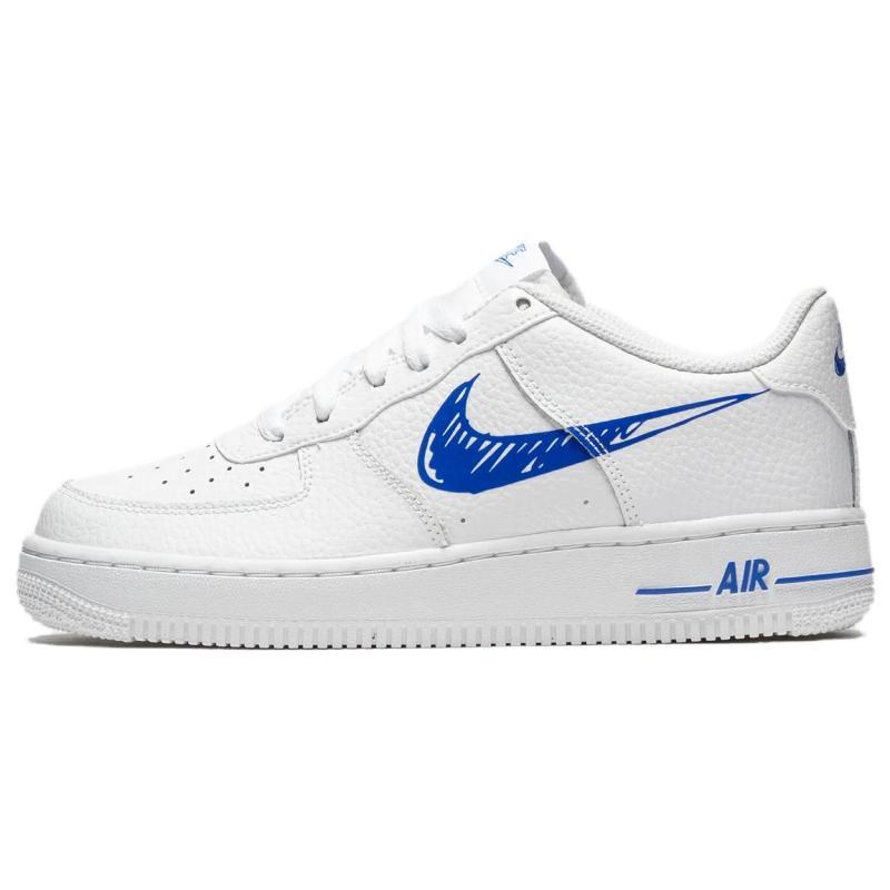 

Nike Air Force 1 Low Sketch White Royal GS Sneakers DM3177-102 36.5