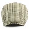 HT5072 Beret 2026 New Spring Summer Ivy Flat Cap Male Female Retro Artist Painter Plaid Beret Hat Adjustable Men Women Beret Cap
