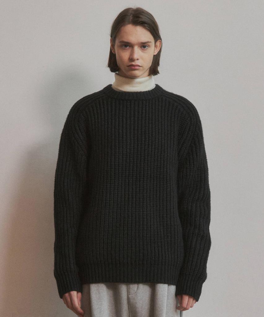 Wednesday Oasis [2Pack] Always Heavy Round Knit (4 Colors)