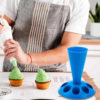 1 Set Spritzbeutelhalter, Spritzbeutelständer mit Düsenhalter, Kuchendekorationsset, Backzubehör für die Küche zu Hause