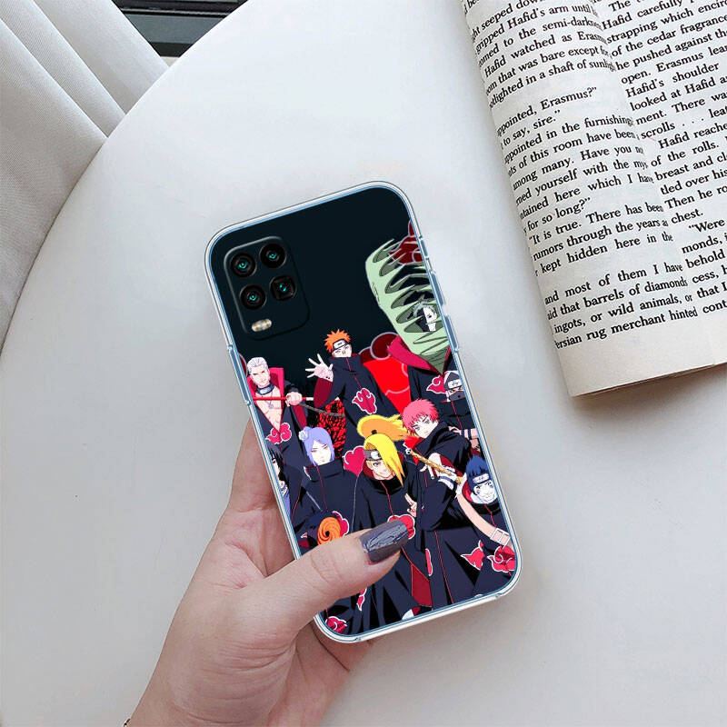 MH96 Naruto Akatsuki Case for Motorola E7 G6 G7 G8 G9 Plus Power Play G10 G20 G04 E30 E40 E22 E20 E13 E15 G22 G23 G05 G75 G35 G55