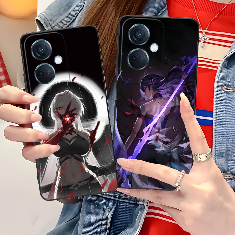 Funda HSR Acheron Mate de TPU para Teléfono Móvil para OPPO Reno 14 13 12 11 10 9 8 7 6 5 F T Pro 5G Cubierta con Impresión Colorida